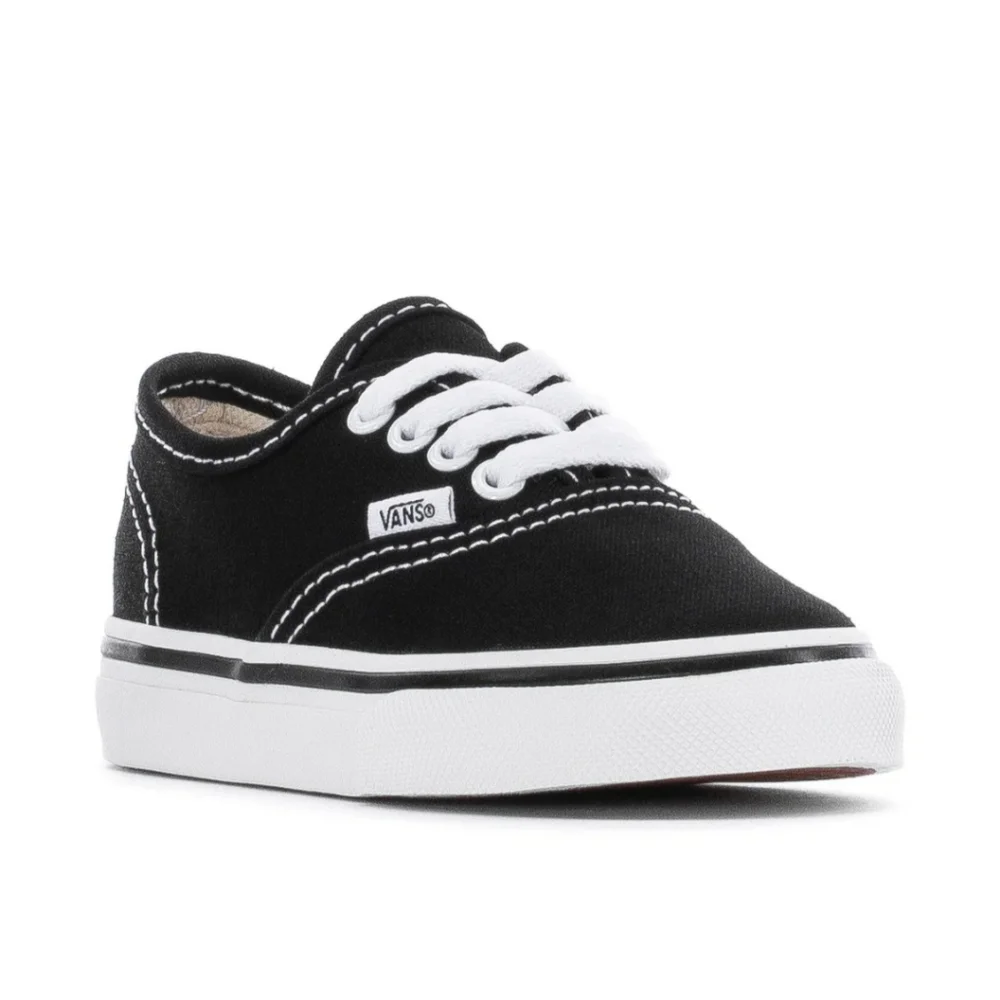 Vans Kids Black and White Shoes